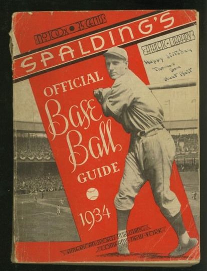 MAG 1934 Spalding's Guide